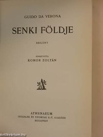 Senki földje