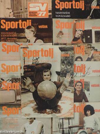 Sportolj Velünk 1977. január-december + Sportolj Velünk Magazin '77