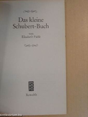 Das kleine Schubert-Buch