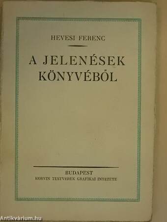 A Jelenések könyvéből