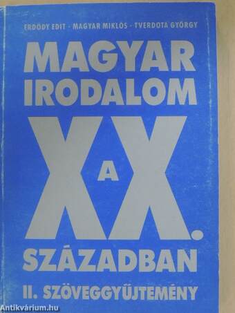 Magyar irodalom a XX. században II.