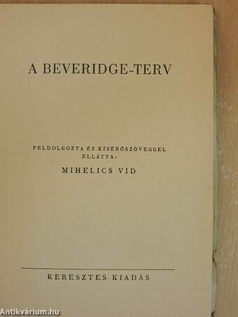 A Beveridge-terv