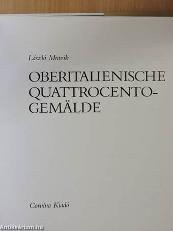 Oberitalienische quattrocento-gemälde