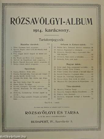 Rózsavölgyi-album