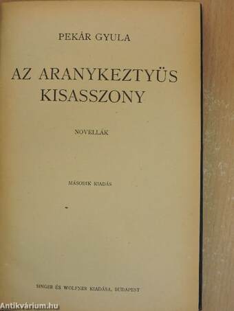 Az aranykeztyüs kisasszony