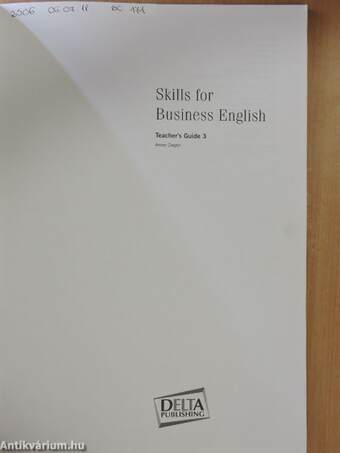 Skills for Business English - Teacher's Guide 3