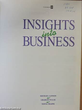 Insights into Business - Students' Book