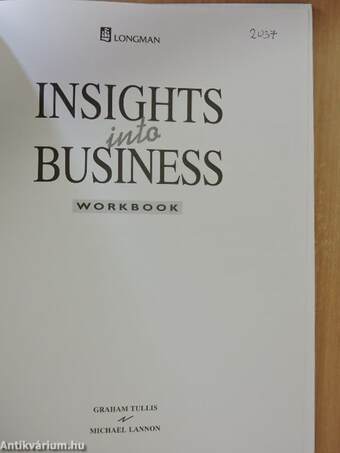 Insights into Business - Workbook