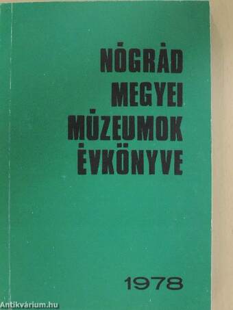 Nógrád Megyei Múzeumok évkönyve 1978
