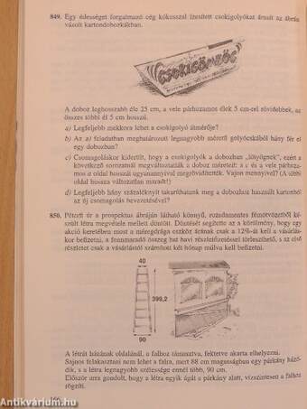 Készüljünk az érettségire matematikából emelt szinten - Feladatgyűjtemény