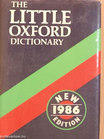 The little Oxford dictionary of current english