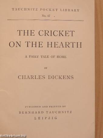 The Cricket on the Hearth