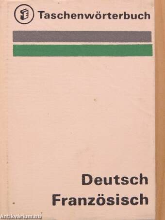 Taschenwörterbuch Deutsch-Französisch