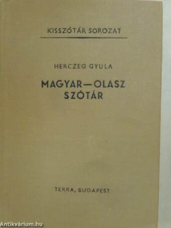 Magyar-olasz szótár