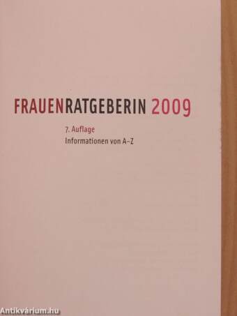 Frauenratgeberin 2009