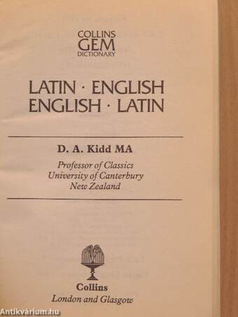 Latin Dictionary