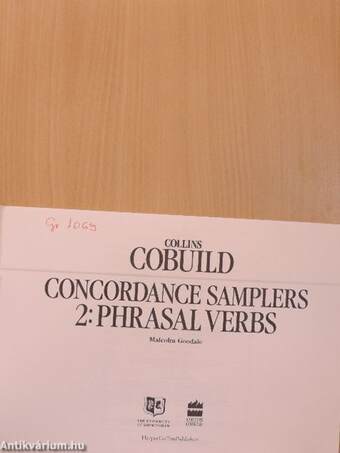 Concordance Samplers 2: Phrasal Verbs