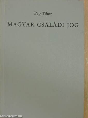 Magyar családi jog