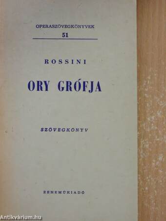 Rossini: Ory grófja