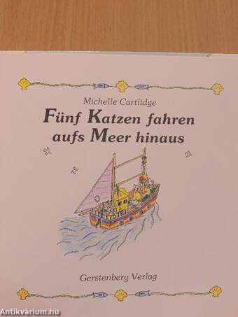 Fünf Katzen fahren aufs Meer hinaus