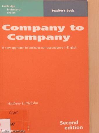 Company to Company - Teacher's Book