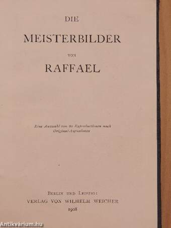 Die Meisterbilder von Raffael