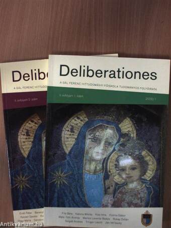 Deliberationes 2009/1-2.