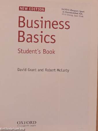 Business Basics - Student's Book