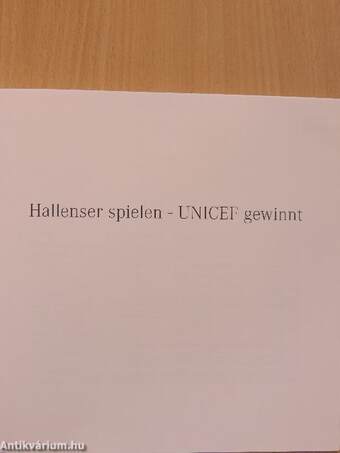 Hallenser spielen - UNICEF gewinnt