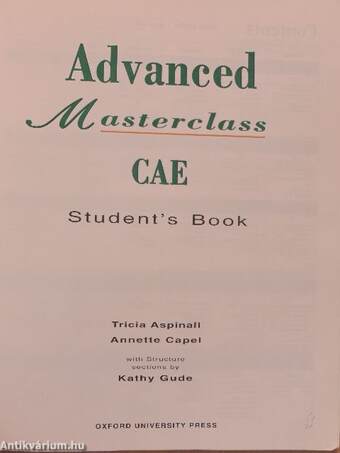 Advanced Masterclass CAE - Student's Book