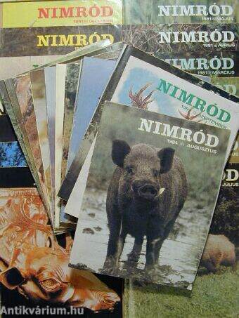 Nimród 1980-84. (vegyes számok, 30 db)