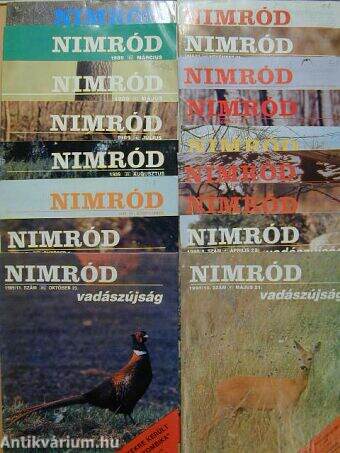 Nimród 1989-1990. (vegyes számok, 17 db)