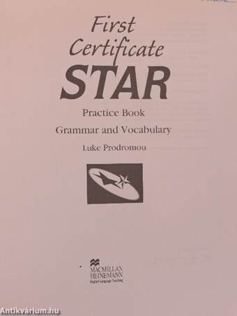 First Certificate Star - Practice Book Grammar and Vocabulary with key