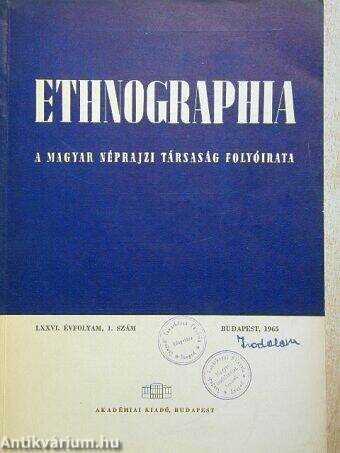 Ethnographia 1965/1.
