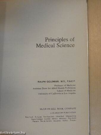 Principles of Medical Science