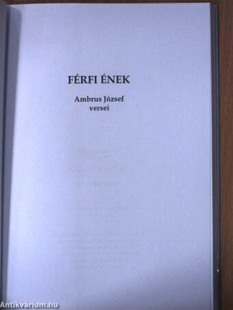 Férfi ének