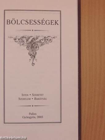 Bölcsességek