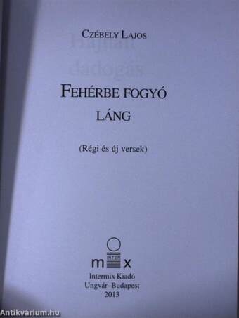 Fehérbe fogyó láng