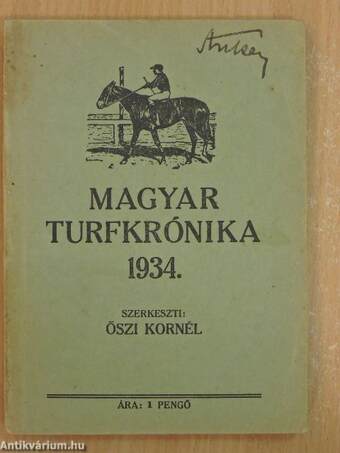 Magyar turfkrónika 1934.