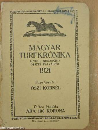 Magyar turfkrónika 1921