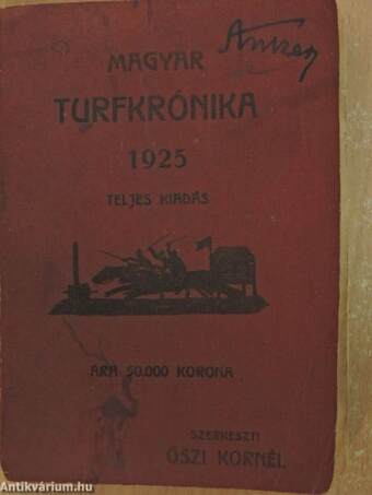 Magyar turfkrónika 1925