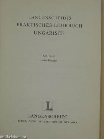 Langenscheidts Praktisches Lehrbuch Ungarisch