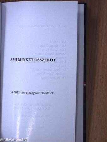 Ami minket összeköt