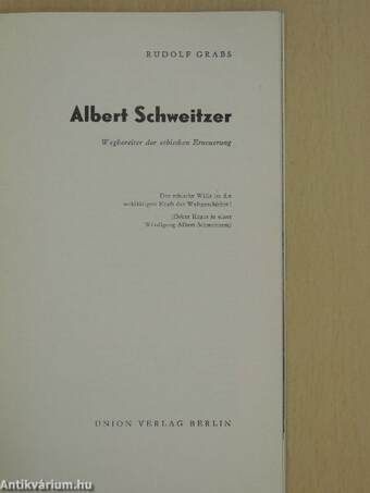 Albert Schweitzer