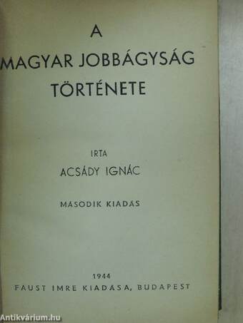 A magyar jobbágyság története