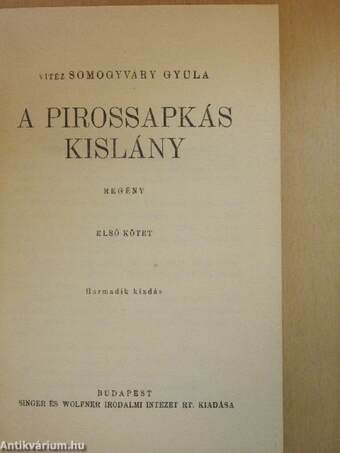 A pirossapkás kislány I-II.