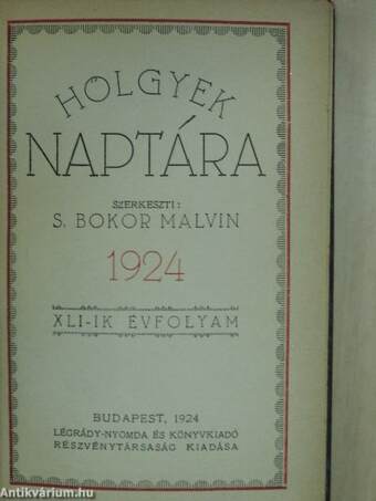 Hölgyek Naptára 1924.