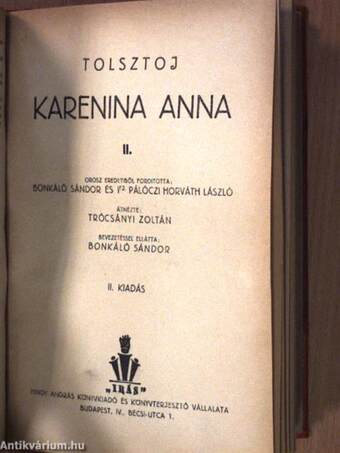 Karenina Anna I-IV.