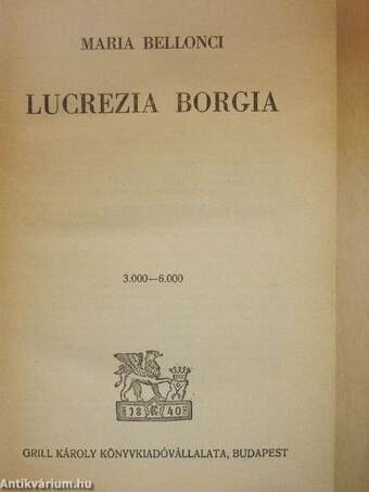 Lucrezia Borgia