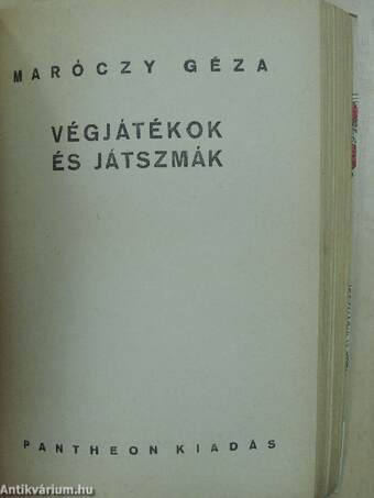 A modern sakk vezérkönyve/A haladó sakkozó vezérkönyve/Végjátékok és játszmák